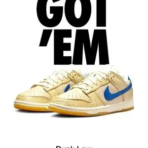 Montreal Bagel Dunk Low Size 10.5 Just Release. Fast Shipping Get It Now. Nike Dunk Low Montreal Bagel Sesame Men main image 2
